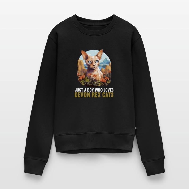 Devon Rex Kätzchen Devon Rex Katze Frauen Premium Bio Pullover