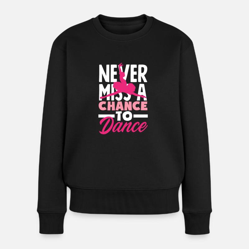 Cadeau de danseuse de ballet ballerine mignonne - Pull Premium bio Femme - noir