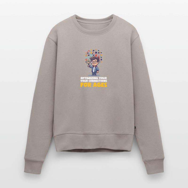 Network Engineering Optimizing Connections For Age Women's Premium Organic Jumper