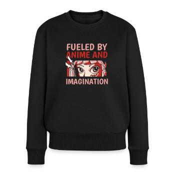 Anime Manga - Women's Premium Organic Jumper - black - Front - Julia (174cm)