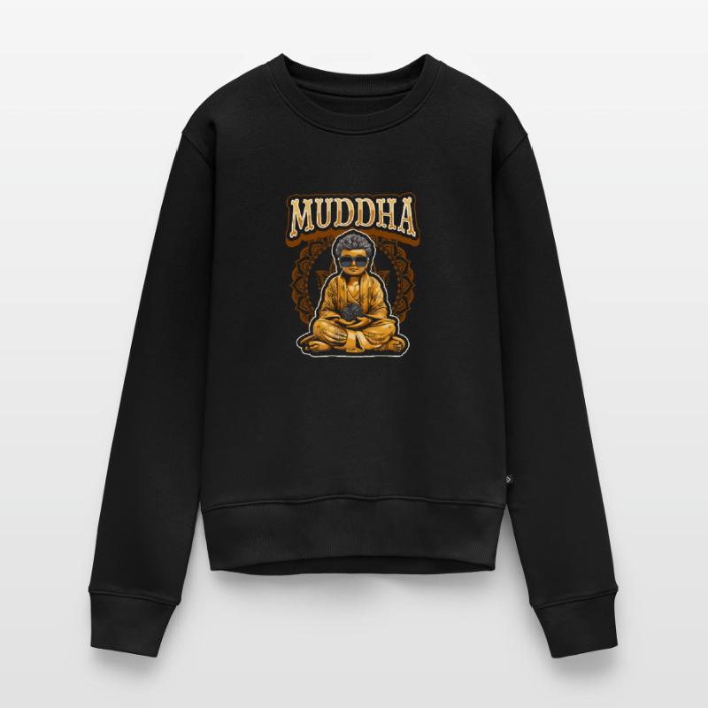 Mama Mutter Muddha Buddha Frauen Premium Bio Pullover