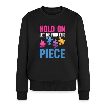 Jigsaw Puzzle Piece Puzzle Lover - Women's Premium Organic Jumper - black - Front - Julia (174cm)