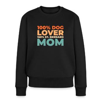 Saint Bernard - Women's Premium Organic Jumper - black - Front - Julia (174cm)
