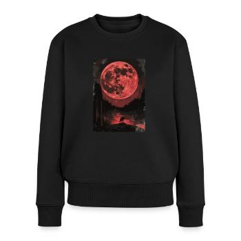 Der Blutmond Tarot - Frauen Premium Bio Pullover - Schwarz - Vorne - Julia (174cm)