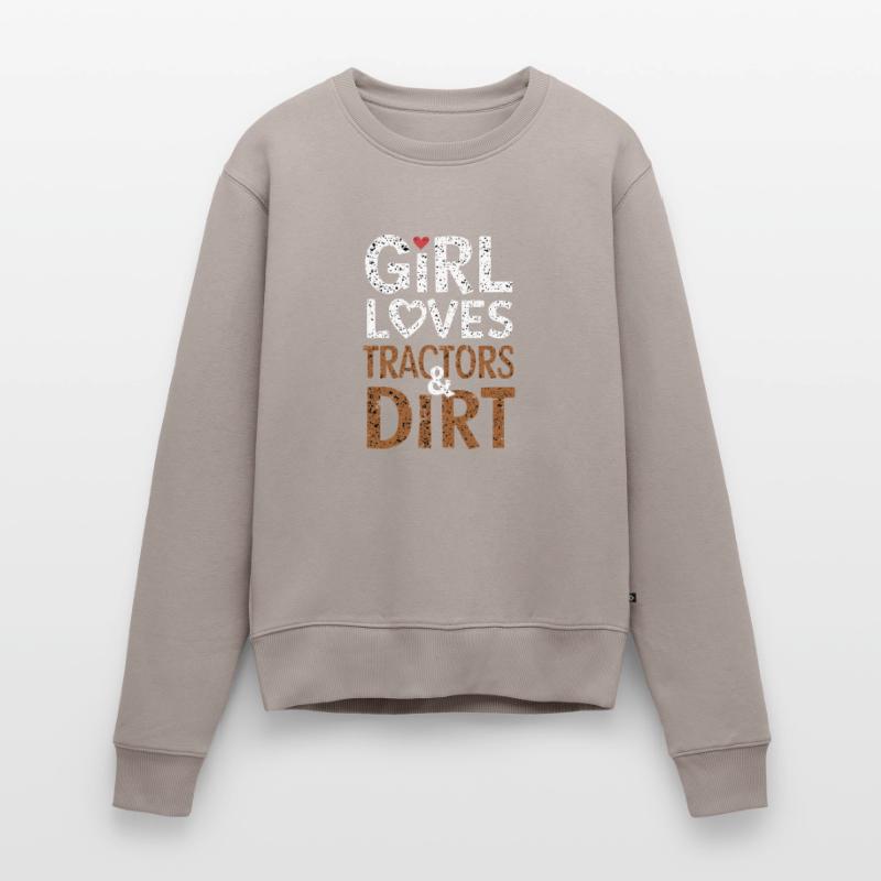 Tractor Pulling Tractor Pulling Tractor Power Farm Frauen Premium Bio Pullover