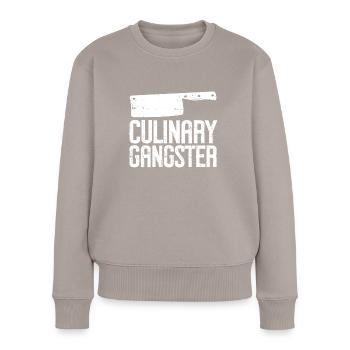 Kitchen Cooking Lover Culinary Chef - Women's Premium Organic Jumper - taupe - Front - Julia (174cm)