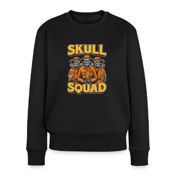 Imker Bienenzüchter - Frauen Premium Bio Pullover - Schwarz - Vorne - Julia (174cm)