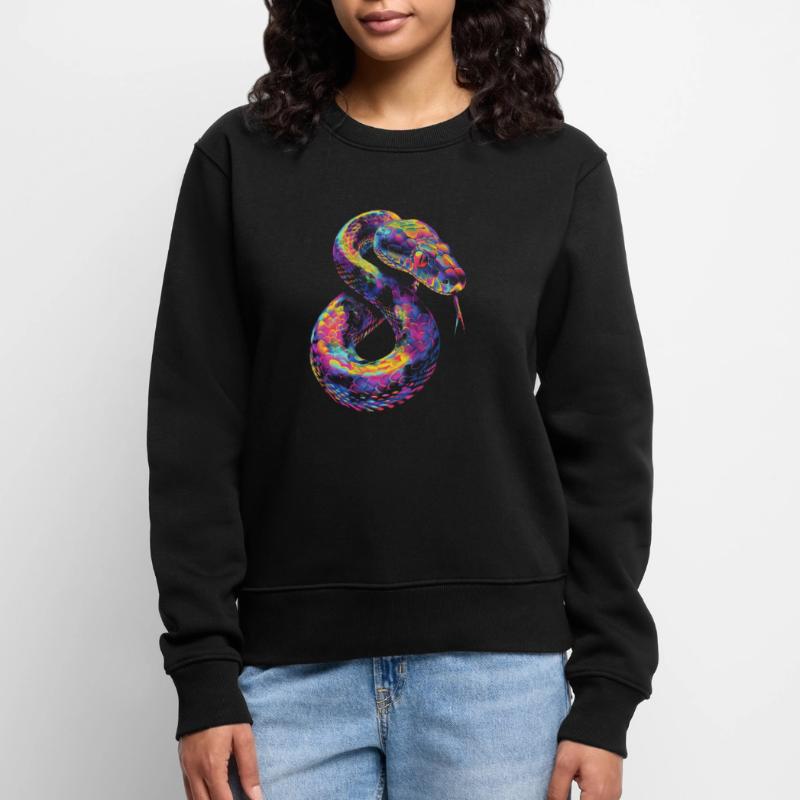 Boule Python serpent Pop Art Pull Premium bio Femme