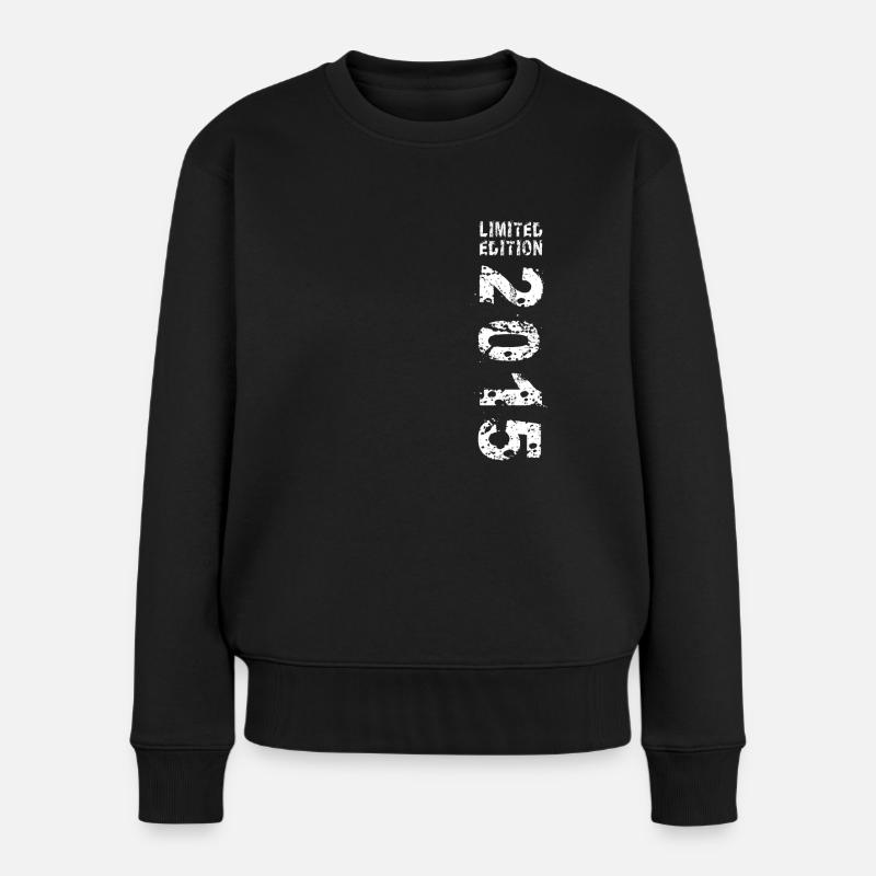 2015 Geburtstag Geschenkidee Vintage Edition 2015 - Frauen Premium Bio Pullover - Schwarz