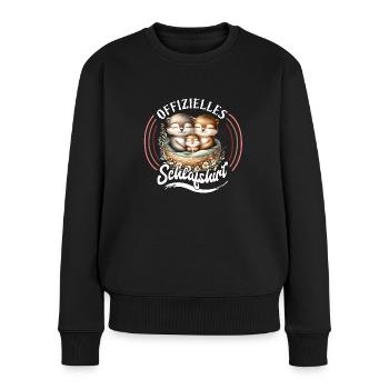 Official Sleep Shirt Cat Family Men Women - Women's Premium Organic Jumper - black - Front - Julia (174cm)