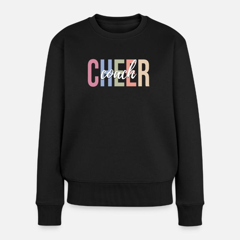 Cheerleading Cheerleader - Frauen Premium Bio Pullover - Schwarz