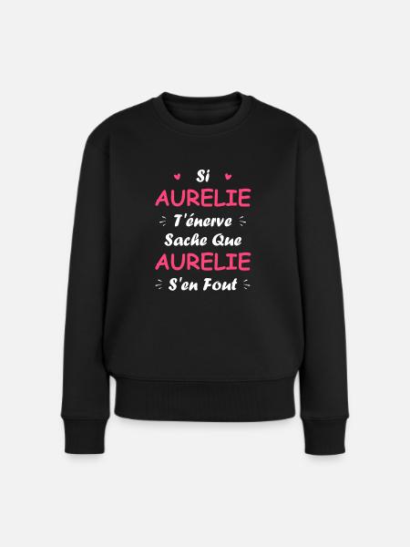 Aurelie - Pull Premium bio Femme - noir