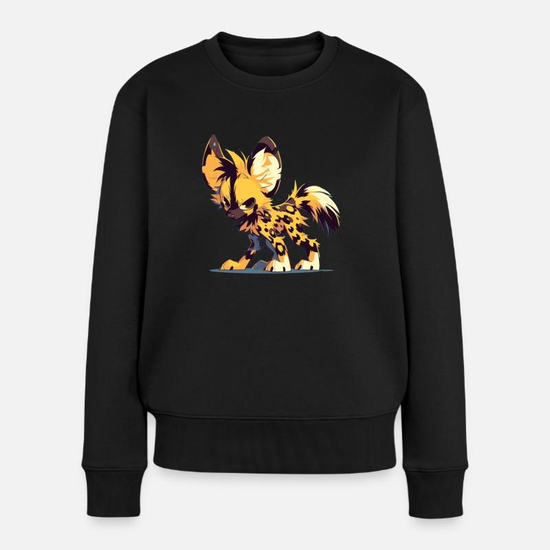 Wildhunde Wildhund - Frauen Premium Bio Pullover - Schwarz