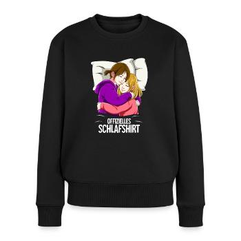 Offizielles Schlafshirt Lesbisch Frauen - Frauen Premium Bio Pullover - Schwarz - Vorne - Julia (174cm)
