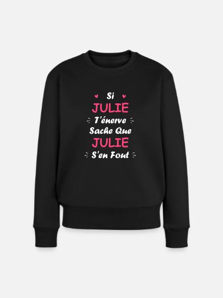 julie - Pull Premium bio Femme - noir