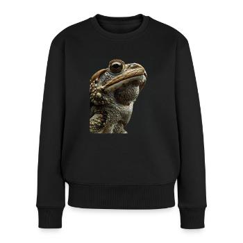 Toad - Women's Premium Organic Jumper - black - Front - Julia (174cm)