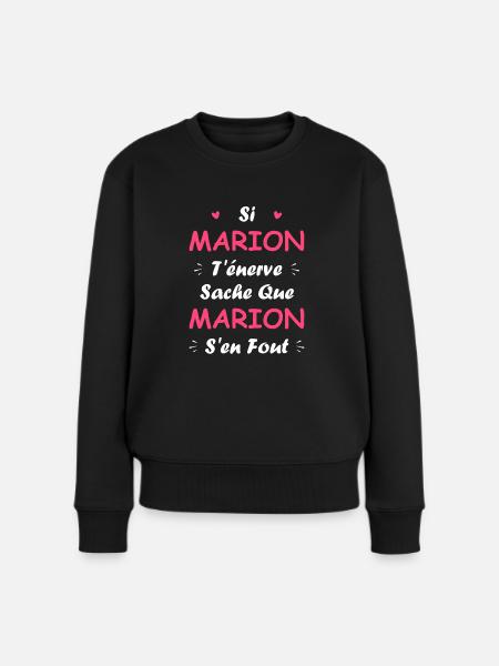 Marion - Pull Premium bio Femme - noir