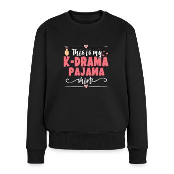 Korean Drama Merch K-Drama Lover Fan - Women's Premium Organic Jumper - black - Front - Julia (174cm)