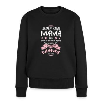 Labrador Hund Hundebesitzer Geschenk - Frauen Premium Bio Pullover - Schwarz - Vorne - Julia (174cm)