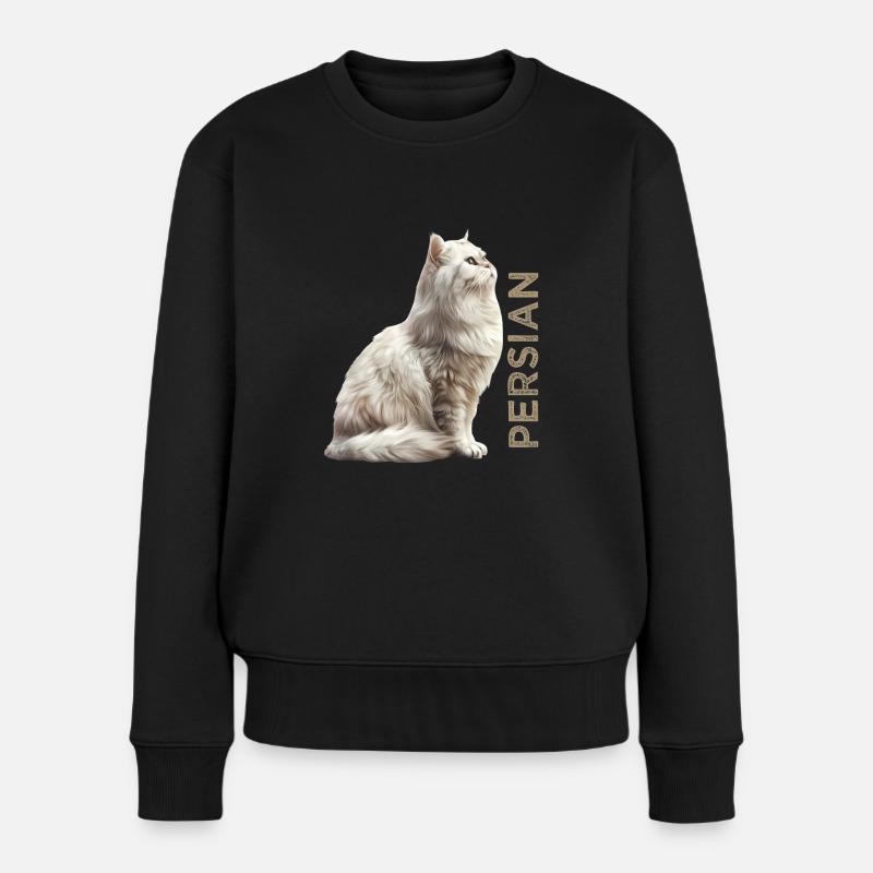 Persian - Frauen Premium Bio Pullover - Schwarz