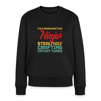 Musician Songwriter Singer Musician Music Music Pr - Women's Premium Organic Jumper - black - Front - Julia (174cm)
