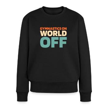 Rsg Turnen Sportgymnastik - Frauen Premium Bio Pullover - Schwarz - Vorne - Julia (174cm)