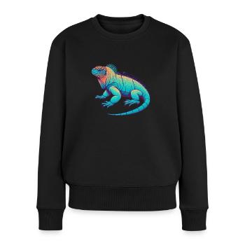 Ecuador Quito Guayaquil Ecuadorianische Kultur - Frauen Premium Bio Pullover - Schwarz - Vorne - Julia (174cm)