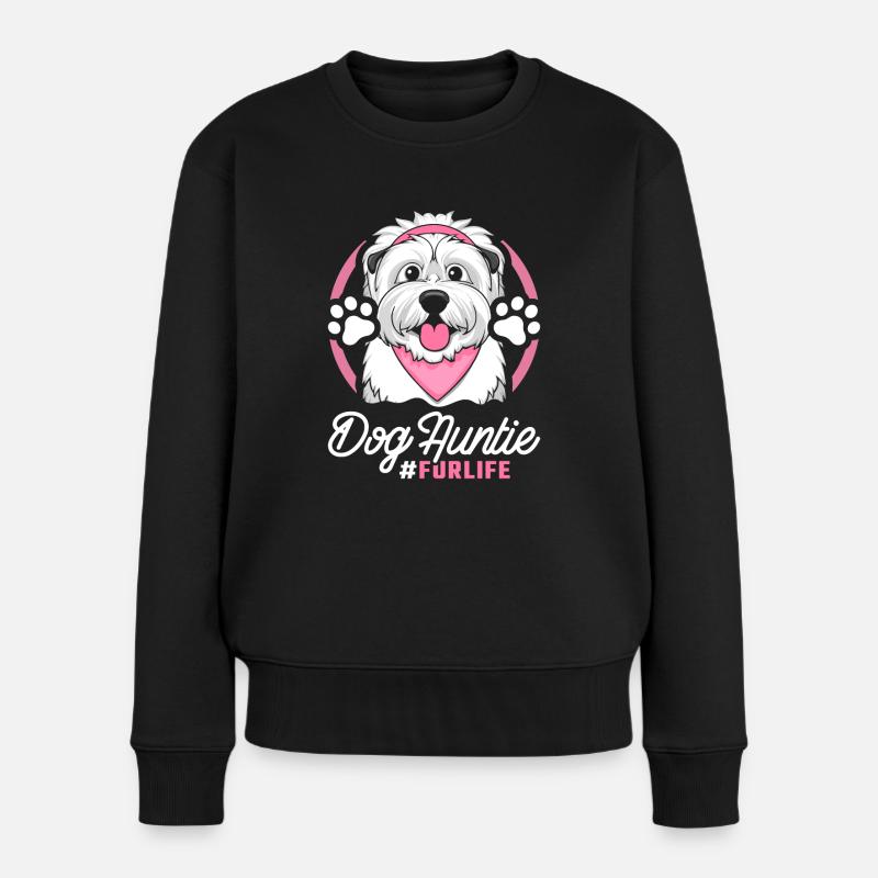 Gammel Engelsk Hyrde Bobtail - Premium økologisk sweatshirt til kvinder - sort
