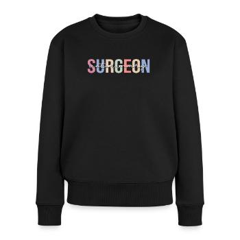 Tierarzt Chirurg Tierarzt Vet Tech - Frauen Premium Bio Pullover - Schwarz - Vorne - Julia (174cm)