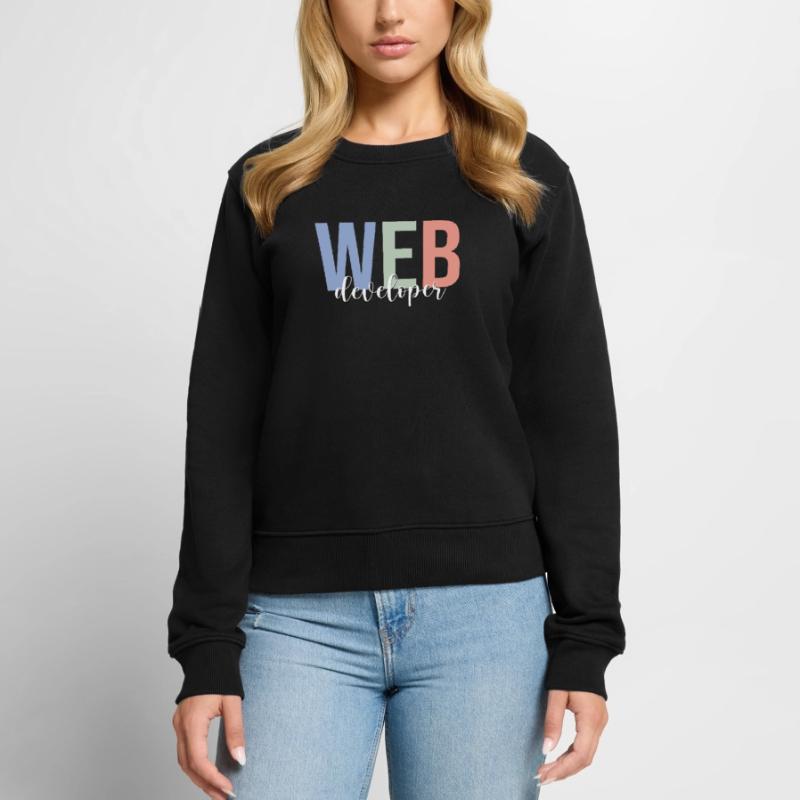Développeur Web Codage Programmeur Programmation Pull Premium bio Femme