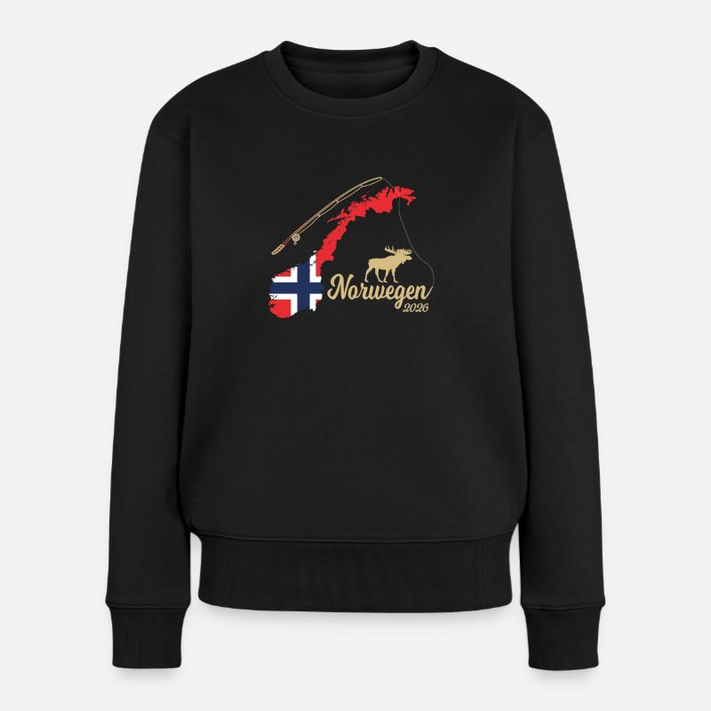 Norvège 2026 Expérience en pleine nature - Pull Premium bio Femme - noir