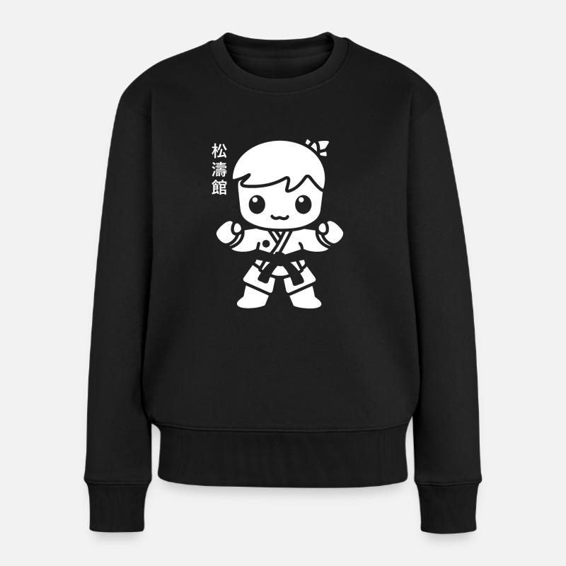 karate - Pull Premium bio Femme - noir