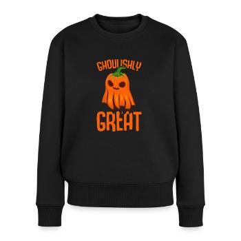Halloween Costume - Women's Premium Organic Jumper - black - Front - Julia (174cm)