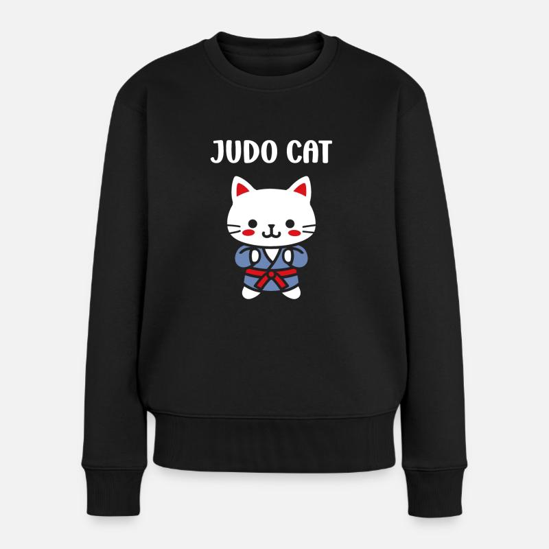 judo - Pull Premium bio Femme - noir