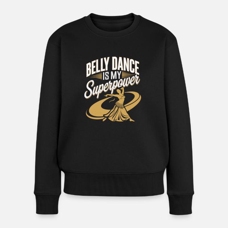Mouvements rythmiques en danse orientale : - Pull Premium bio Femme - noir