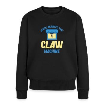 Rage Against The Claw Machine Lover Vending - Women's Premium Organic Jumper - black - Front - Julia (174cm)