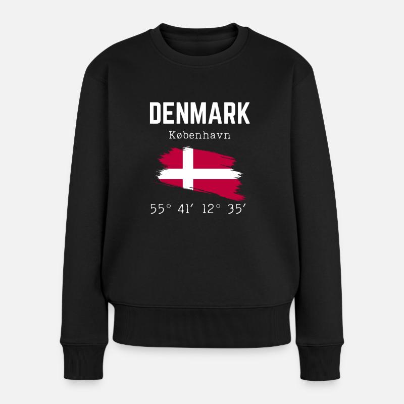 Copenhague, Danemark : Randonnée en vacances d’hiver - Pull Premium bio Femme - noir