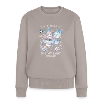 Fee Fairy Fairycore - Women's Premium Organic Jumper - taupe - Front - Julia (174cm)