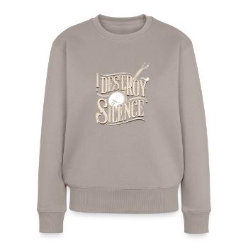 Banjo - Women's Premium Organic Jumper - taupe - Front - Julia (174cm)