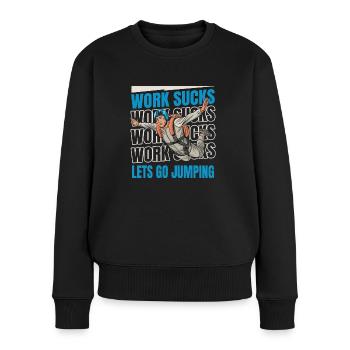 Base Jumping - Women's Premium Organic Jumper - black - Front - Julia (174cm)