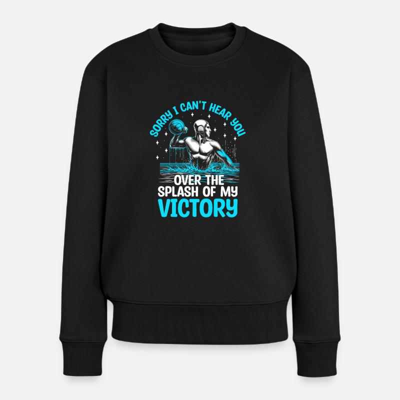 Tut mir leid, dass ich dich nicht über den Spritzer meines Victo hören kann - Frauen Premium Bio Pullover - Schwarz