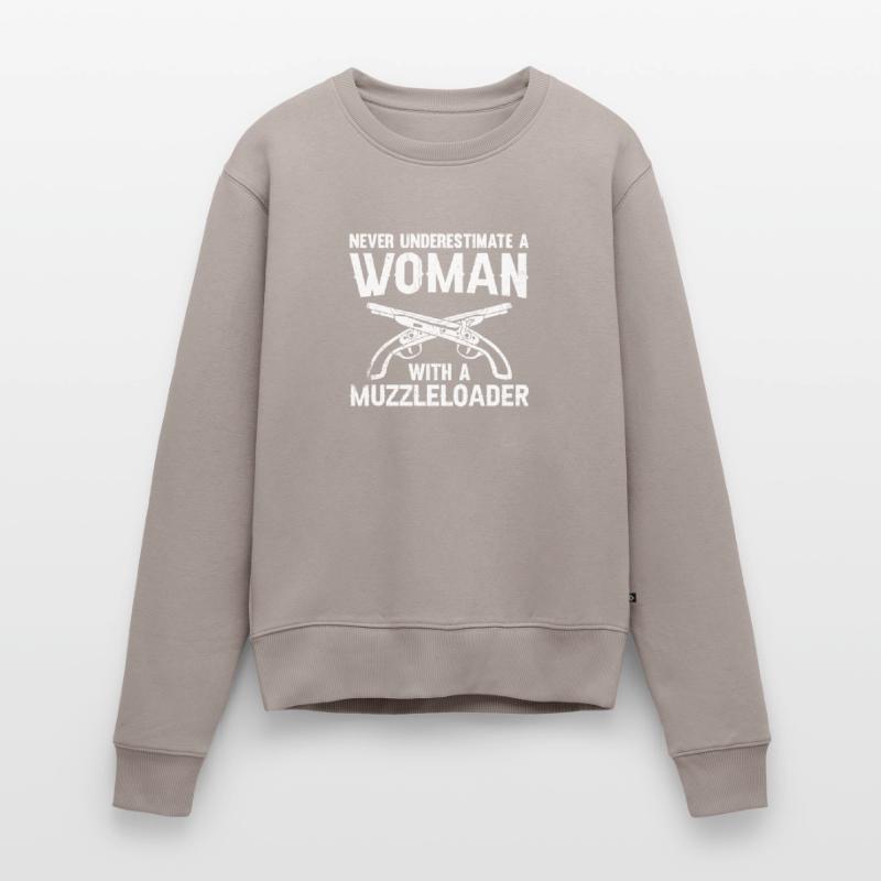 Vorderlader Muzzleloader Muzzle Loading Frauen Premium Bio Pullover