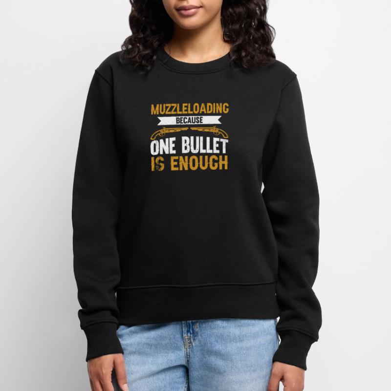 Vorderlader Muzzleloader Muzzle Loading Frauen Premium Bio Pullover