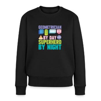 Surveyor - Women's Premium Organic Jumper - black - Front - Julia (174cm)