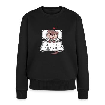 Offizielles Schlafshirt Süßer Koala - Frauen Premium Bio Pullover - Schwarz - Vorne - Julia (174cm)