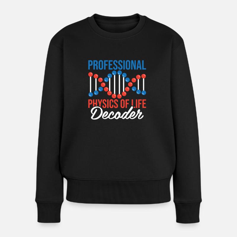 Biophysiker - Frauen Premium Bio Pullover - Schwarz