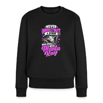 Manta rays, stingrays - Women's Premium Organic Jumper - black - Front - Julia (174cm)