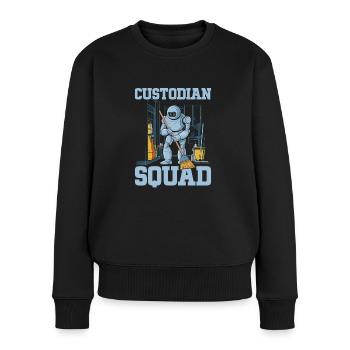 Custodian Bank Cadre - Women's Premium Organic Jumper - black - Front - Julia (174cm)