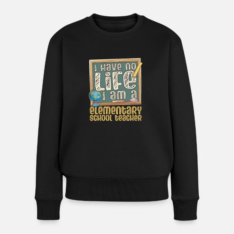 Professeur d’école primaire - Pull Premium bio Femme - noir