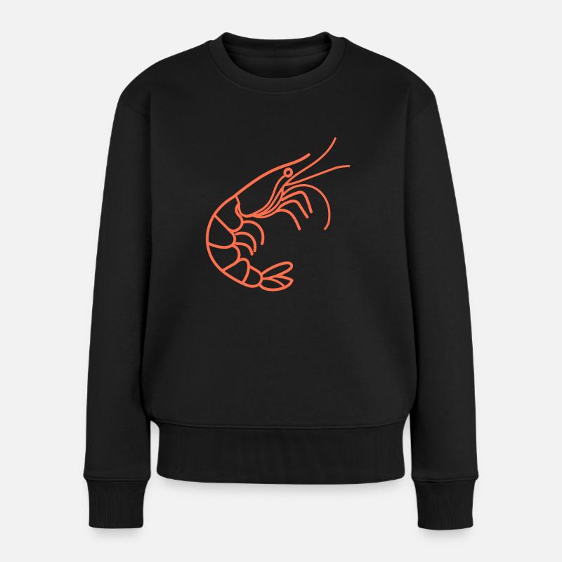 Crevette - Pull Premium bio Femme - noir